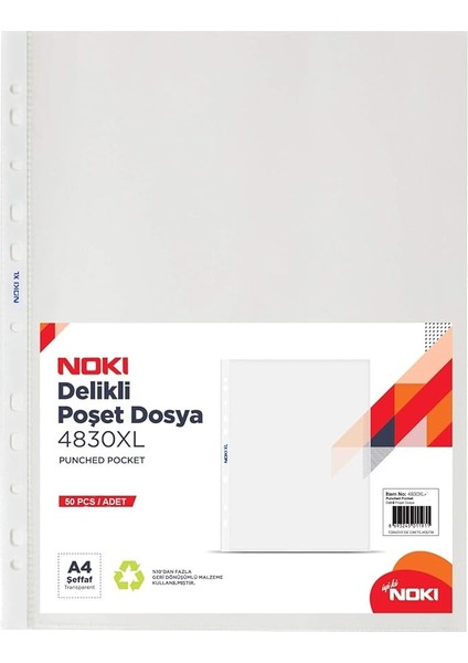 4830XL Poşet Dosya 100/PK
