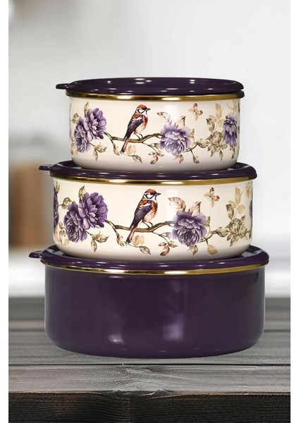 Fiorella Üçlü Saklama Seti