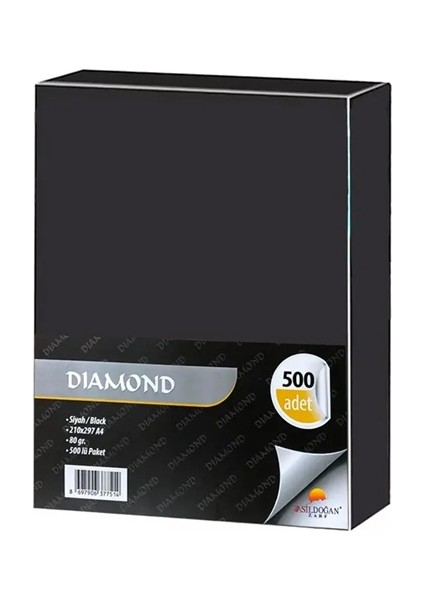 Siyah Fotokopi Kağıdı A4 500LÜ Siyah Kağıt