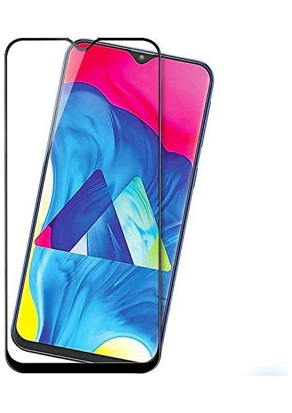 Oppo ile Uyumlu A5S Ekran Koruyucu Tam Kapatan Fib Siyah