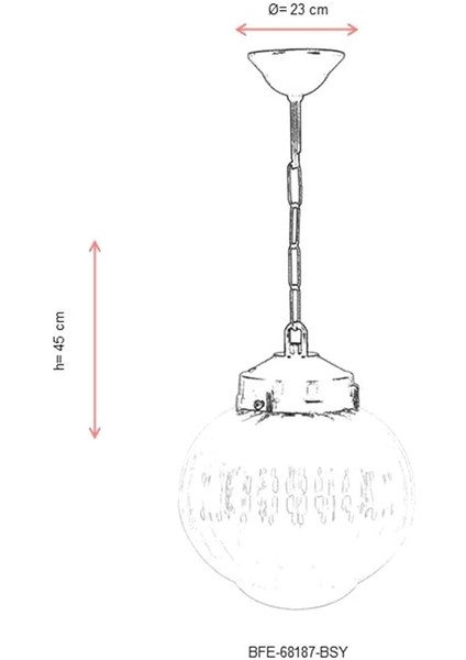 68187 Bahçe Fener Sarkıt, 60 W, Siyah fırsatları