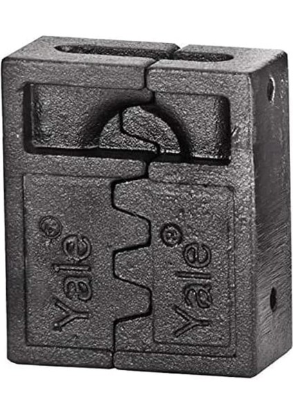 Y345/80/BK Asma Kilit, Siyah