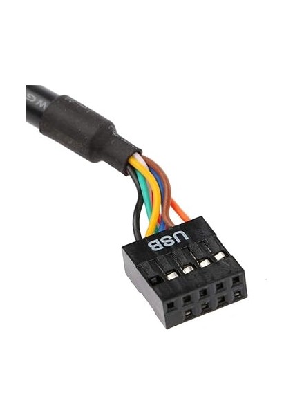 AL-4584 9 Pin USB 2.0 Dişi - 19 Pin USB 3.0 Erkek Çevirici Dönüştürücü Adaptör Kablosu fırsatları