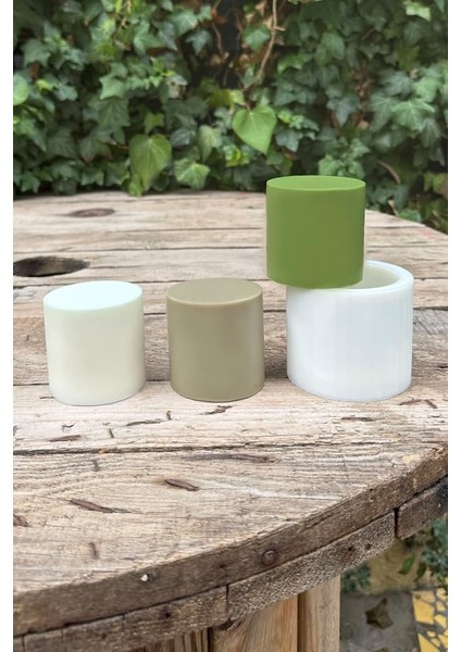 Concept Silindir 3D Mum Kalıbı 6X6X6 (Silikon) 1 Adet