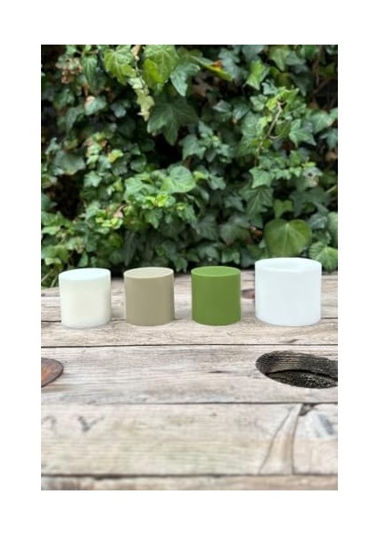 Concept Silindir 3D Mum Kalıbı 6X6X6 (Silikon) 1 Adet modelleri