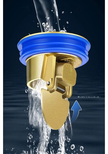 Otomatik Açılıp Kapanır Tek Yönlü Duş Valfi Gider Süzgeci Böcek Koku Önleyici Tahliye Kapağı modelleri