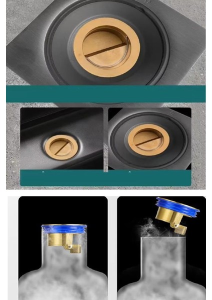 Otomatik Açılıp Kapanır Tek Yönlü Duş Valfi Gider Süzgeci Böcek Koku Önleyici Tahliye Kapağı indirimleri