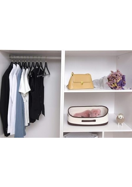 24 Adet Siyah Ahşap Görünümlü Plastik Askı Kıyafet Gömlek Askısı Kancalı fiyatları