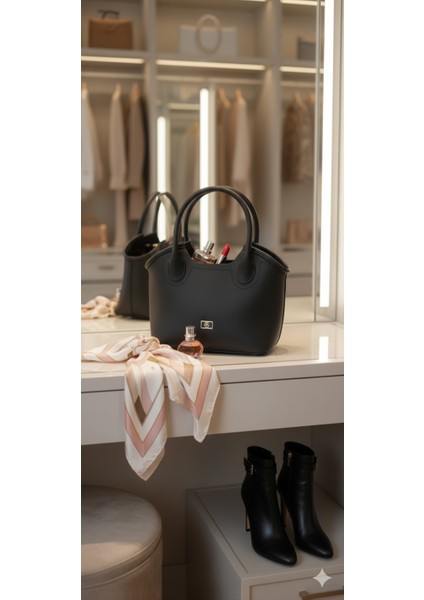 Kadın El Omuz Yavrulu , Aksesuarlı Çanta