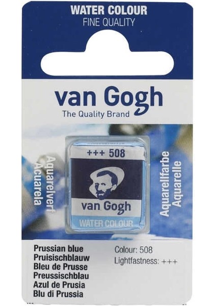 Van Gogh 1/2 Tablet Sulu Boya 508 Prussian Blue