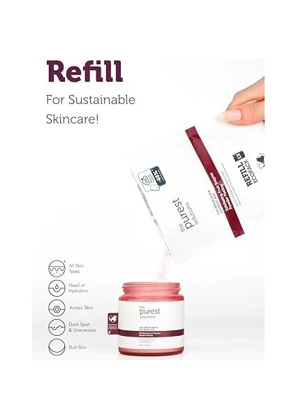 The Purest Solutions Refill Ekolojik Yedek Paket Exfoliating Fruit Enzyme Powder Peeling Refill Ecopack fiyatları