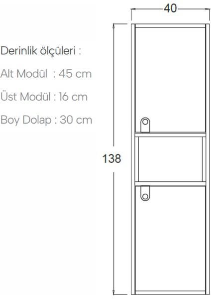 Zarıa Boy Dolabı modelleri