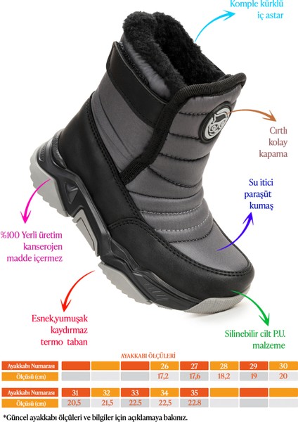 Monny Cırtlı Kız Çocuk Kar Botu fiyatları