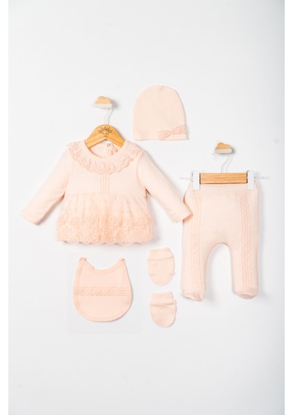 Kız Bebek Mevlütlük Hastane Çıkışı 5’li Set