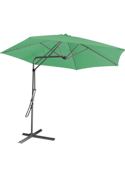 Yandan Kollu Katlanabilir Bahçe ve Balkon Şemsiyesi Yeşil