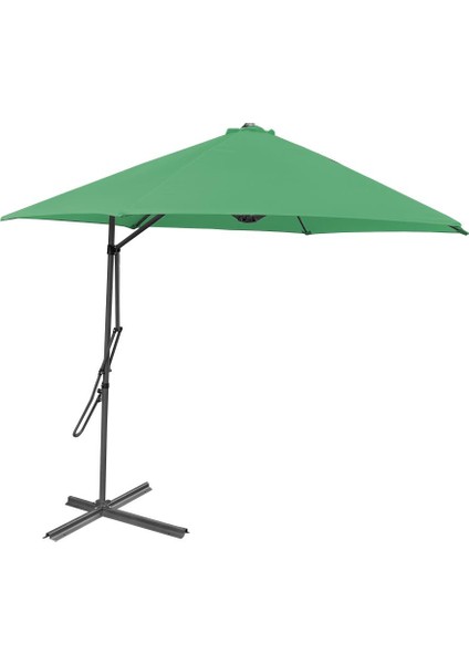 Yandan Kollu Katlanabilir Bahçe ve Balkon Şemsiyesi Yeşil fiyatları