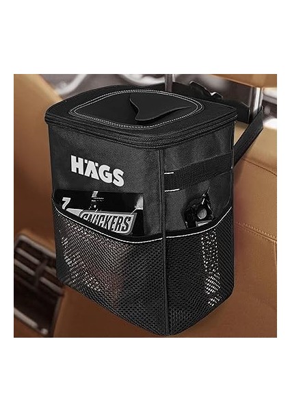 Araç Içi Çöp Kutusu, Oto Çöp Kovası Kapaklı ve Saklama CEPLI%100 Sızdırmaz Organizer Çanta, Su Geçirmez Araba Çöp Kutusu, Çok Amaçlı Araç Içi Düzenleyici Çanta, 8 Lt - Siyah fiyatları