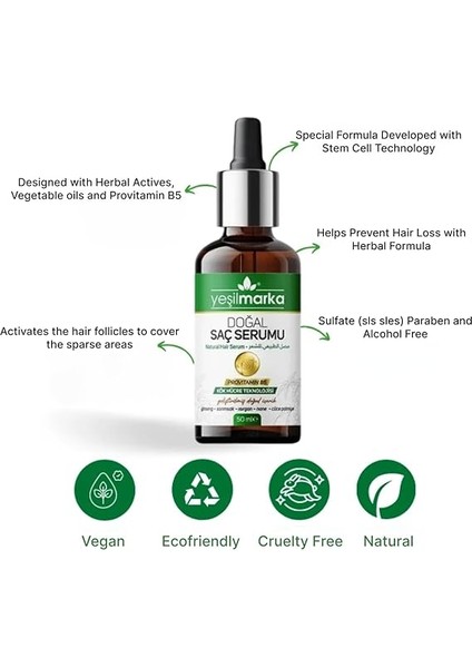 Natural Hair Serum Saç Serumu modelleri