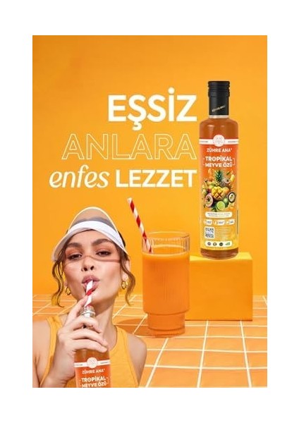 Zühre Ana Tropikal Meyve Özü 640 gr