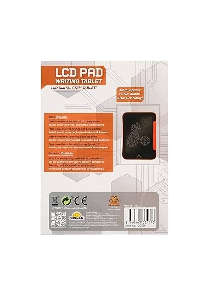 Sun Dijital Çizim Tableti LCD 10,5 Inç Syh./trnc. indirimleri