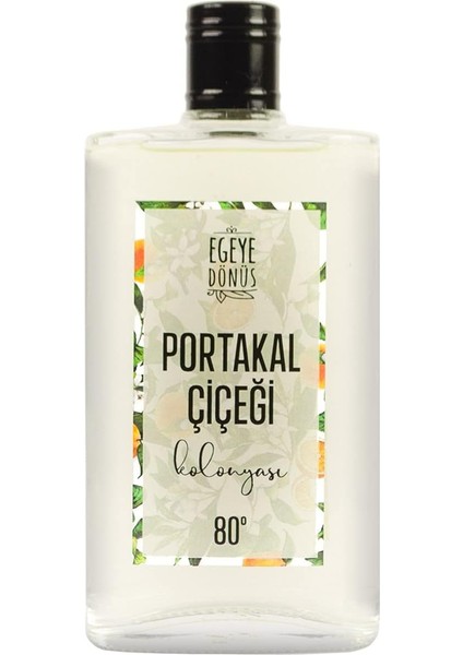 Dönüş Portakal Çiçeği Kolonyası Cam Şişe 200 ml (80 Derece) - (Parfümlü)