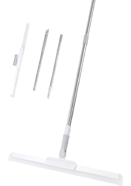 Teleskobik Saplı Çekçek Yersil Kauçuk Uçlu Uzun Saplı Su Çekici- Duş -Cam -Araba -Banyo Silecek fiyatları