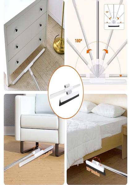 Teleskobik Saplı Çekçek Yersil Kauçuk Uçlu Uzun Saplı Su Çekici- Duş -Cam -Araba -Banyo Silecek modelleri