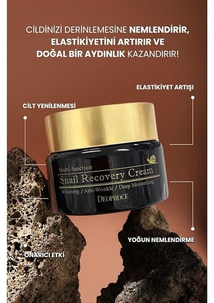 Salyangoz Müsini Içeren Aydınlatıcı ve Kırışıklık Karşıtı Premium Yüz Bakım Kremi 30 Mililitre fırsatları