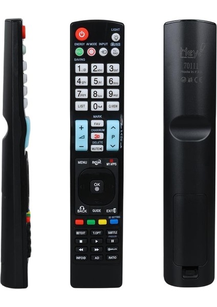 Üniversal RM-L999+1 3D Küçük Kalıp LCD LED Tv Kumandası