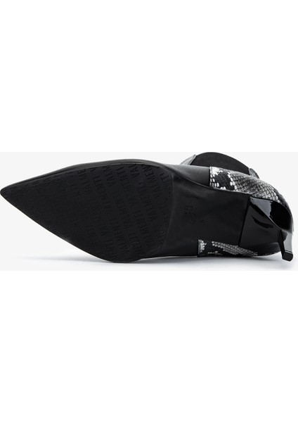 Kadın Hakiki Deri Siyah Topuklu Bot 1130 573 Bn Bot SK25-26 Syh/syh Ntrl Yln indirimleri