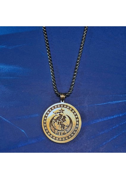 Göktürkçe Türk Yazılı El Işçiliği 925 Ayar Gümüş Erkek Kolye modelleri