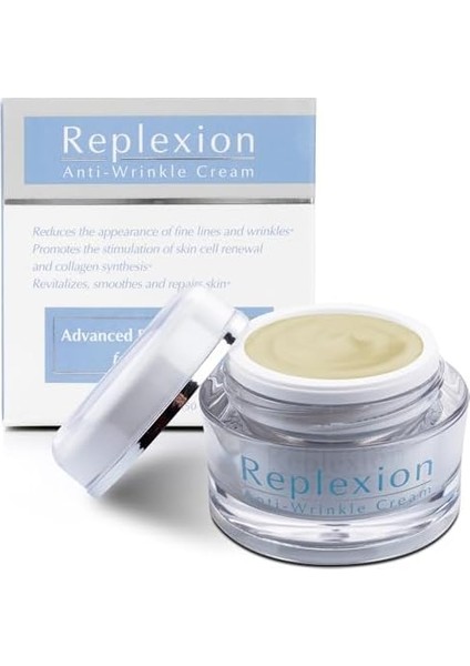 Replexion Anti-Wrinkle Krem, Yaşlanma Karşıtı Bakım Kremi – Anti-Aging, Gençleştiren Kırışıklık Karşıtı Yenileyici Bakım Kremi – Gece ve Gündüz, Göz Çevresi, Tüm Yüz ve Boyun Bölgesi Için (50ML) modelleri