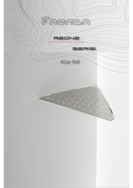 Reone - Paslanmaz Çelik Köşe Rafı