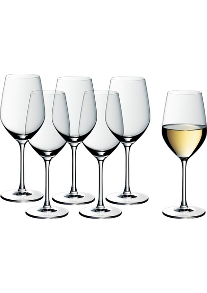 6&apos;lı Beyaz Şarap Kadehi