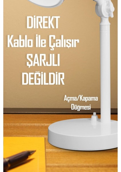 Akrobat Masa Üstü Çalışma Gece Lambası E27 Duylu indirimleri