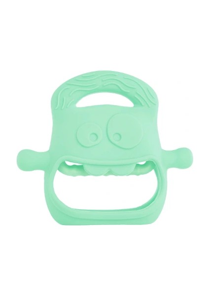 Açık Yeşil Bebek Silikon Diş Kaşıyıcı