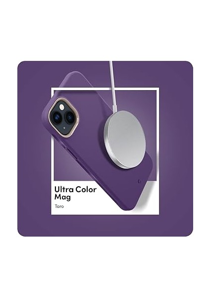 Ciel By Cyrıll iPhone 14 Plus ile Uyumlu Kılıf Ultra Color Mag Magsafe Özellikli Taro - ACS05489 modelleri