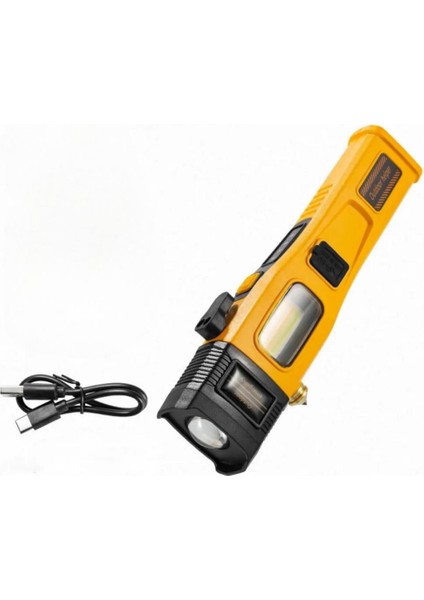 Şarj Edilebilir El Feneri - Wison - 700 Lümen - 5 Watt - LED Cob - Mıknatıslı modelleri