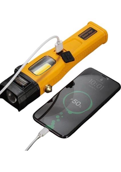 Şarj Edilebilir El Feneri - Wison - 700 Lümen - 5 Watt - LED Cob - Mıknatıslı fırsatları