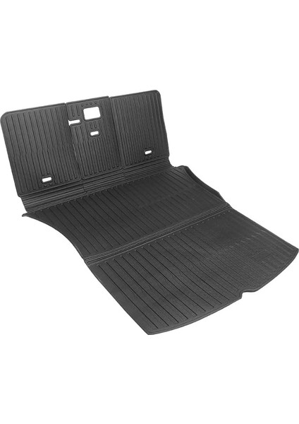 Tesla Juniper ve Model Y ile Uyumlu Arka Bagaj Havuzu V3 (Enjeksiyon + Arka Koltuk Sırtlı)