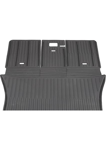 Tesla Juniper ve Model Y ile Uyumlu Arka Bagaj Havuzu V3 (Enjeksiyon + Arka Koltuk Sırtlı) modelleri