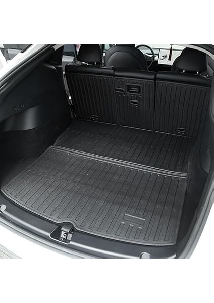 Tesla Juniper ve Model Y ile Uyumlu Arka Bagaj Havuzu V3 (Enjeksiyon + Arka Koltuk Sırtlı) indirimleri