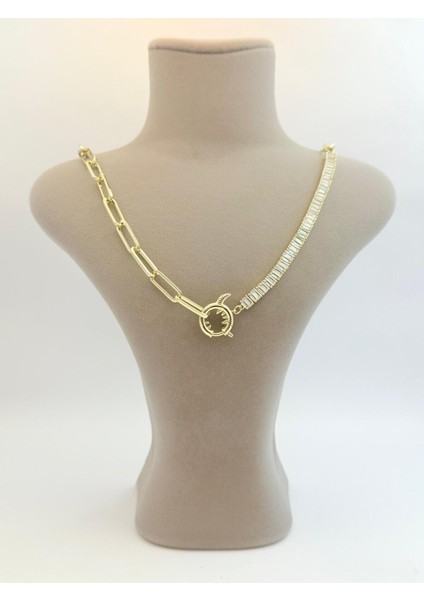 Özel Seri Çelik 14K Kadın Kolye