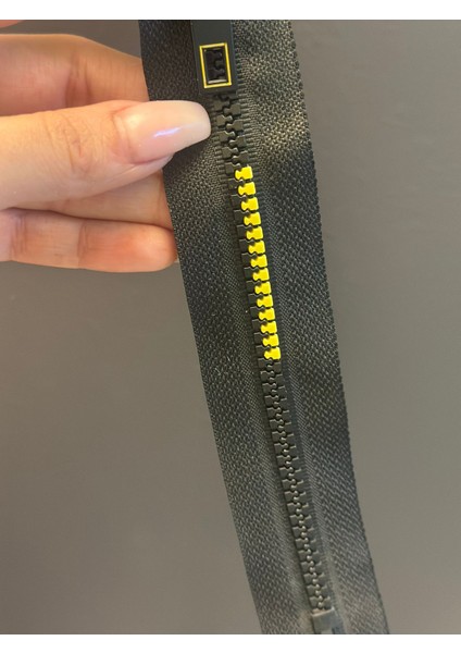 19X4 cm Iki Renk Dişli Siyah Fermuar fırsatları