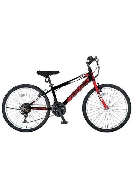 Explorer 24 Jant V 21V Dağ Bisikleti Siyah Kırmızı