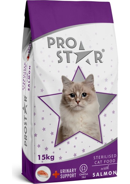 Kısırlaştırılmış Kedi Maması Somonlu 15KG