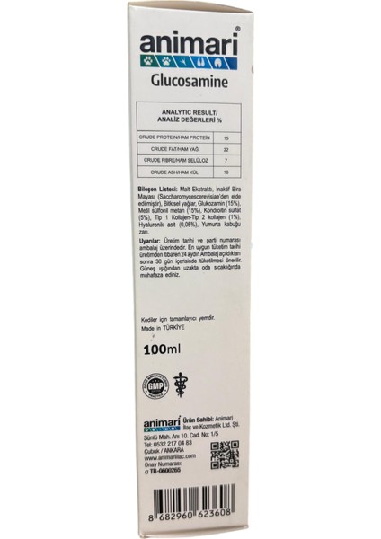 Glucosamine Malt Paste(Kedi ve Köpekler Için Eklem Sağlığını Desteklemek Için Formüle Edilmiş) indirimleri