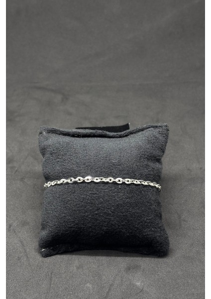 Ince Düz Oval Zincir Bileklik