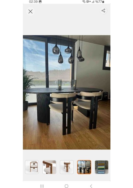 Iskandinav T Model Sandalye modelleri