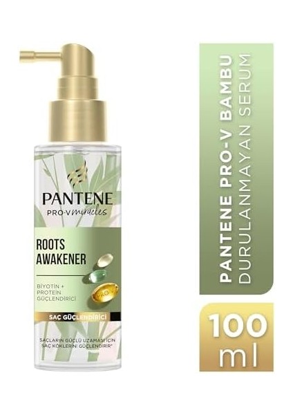 Pantene Pro-V Miracles Uzun ve Güçlü Roots Awakener Serum Durulanmaz 100 ml